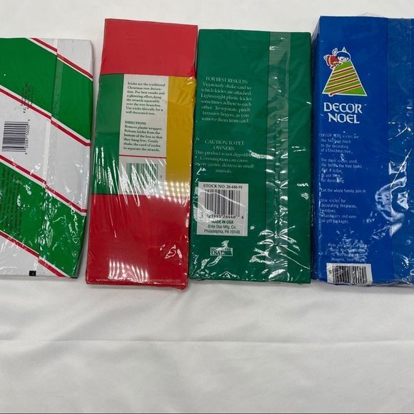 Vintage Christmas Tree Icicles Tinsel Silver 6000 strands 18” - Picture 3 of 7